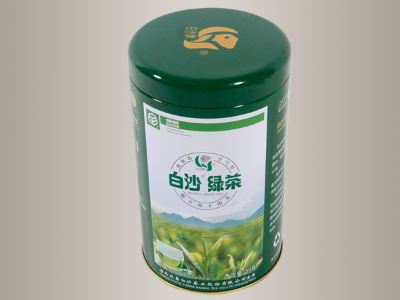 绿茶铁盒,绿茶茶叶铁盒包装D90*160mm