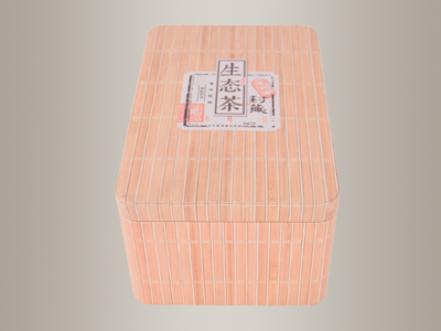 生态茶铁盒,,马口铁茶叶盒140*80*70mm